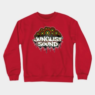 Junglist-MultiTargetDrip-Rasta Crewneck Sweatshirt